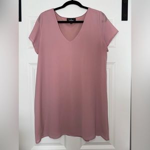 Freestyle Mauve Shift Dress Size L